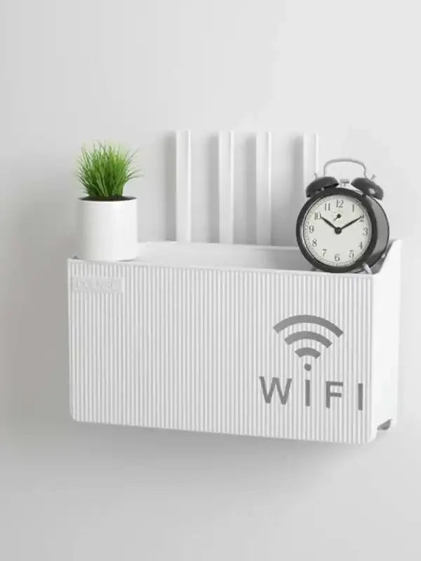 Wireless Wifi Router Shelf Storage Box Wall Hanging ABS Plastic Organizer Box Cable Power Bracelet Organizer Box Home