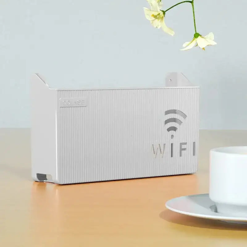 Wireless Wifi Router Shelf Storage Box Wall Hanging ABS Plastic Organizer Box Cable Power Bracelet Organizer Box Home