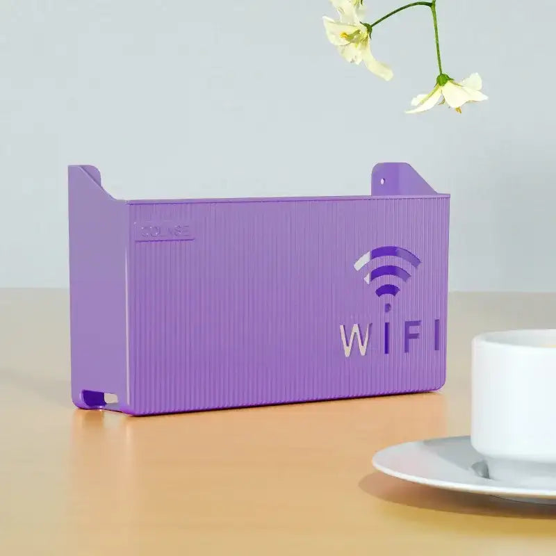 Wireless Wifi Router Shelf Storage Box Wall Hanging ABS Plastic Organizer Box Cable Power Bracelet Organizer Box Home