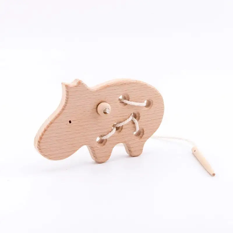 Thread & Learn: Early Education Toy for Young Kids - Hippo