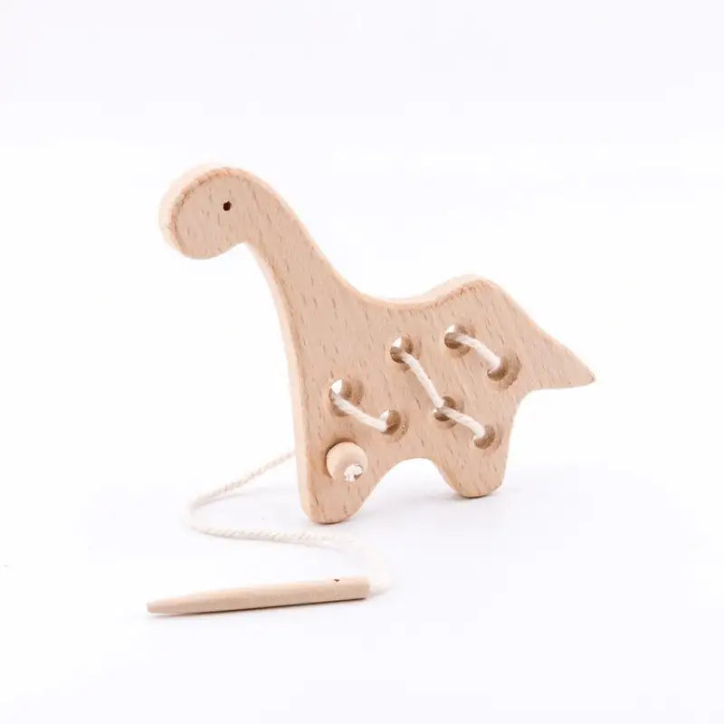 Thread & Learn: Early Education Toy for Young Kids - Dinosaur