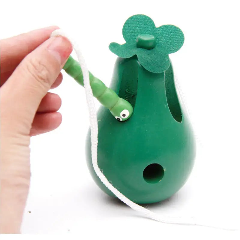 Children’s educational fruit toys - Dark green pear