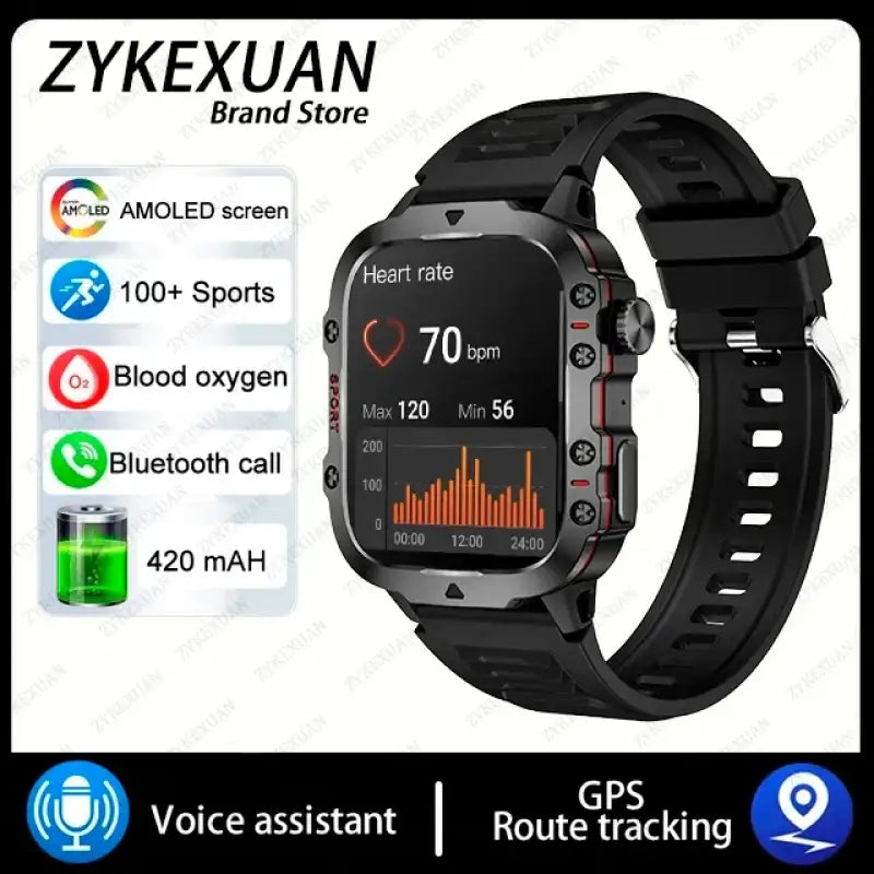 Xiaomi Rugged GPS SmartWatch 2025: Adventure Ready! - Black steel / Outdoor Sports Watch 1