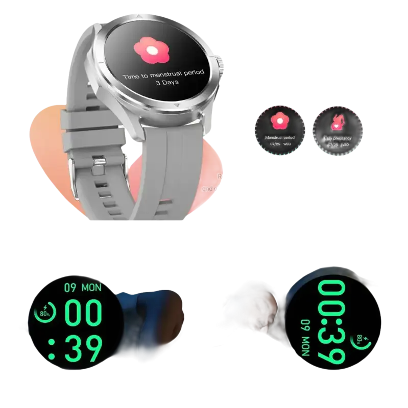 Smartwatch with women’s health features.