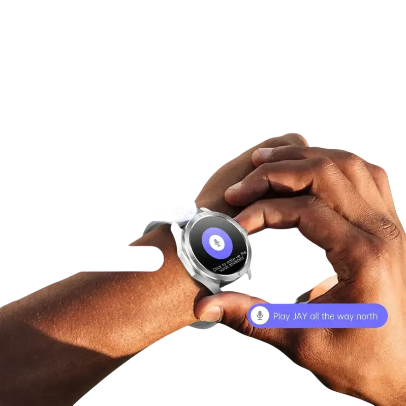 Smartwatch with voice assistant.