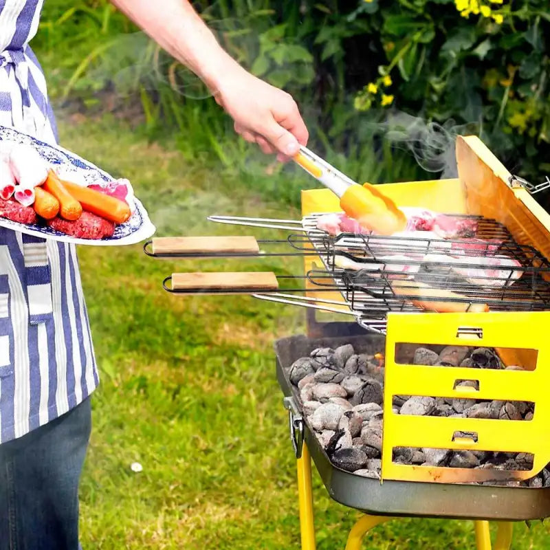 Stainless Steel BBQ Grill Mesh Tool Set