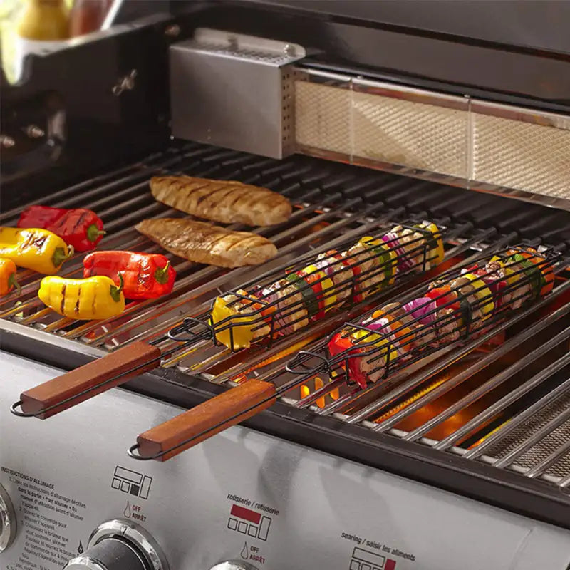 Stainless Steel BBQ Grill Mesh Tool Set