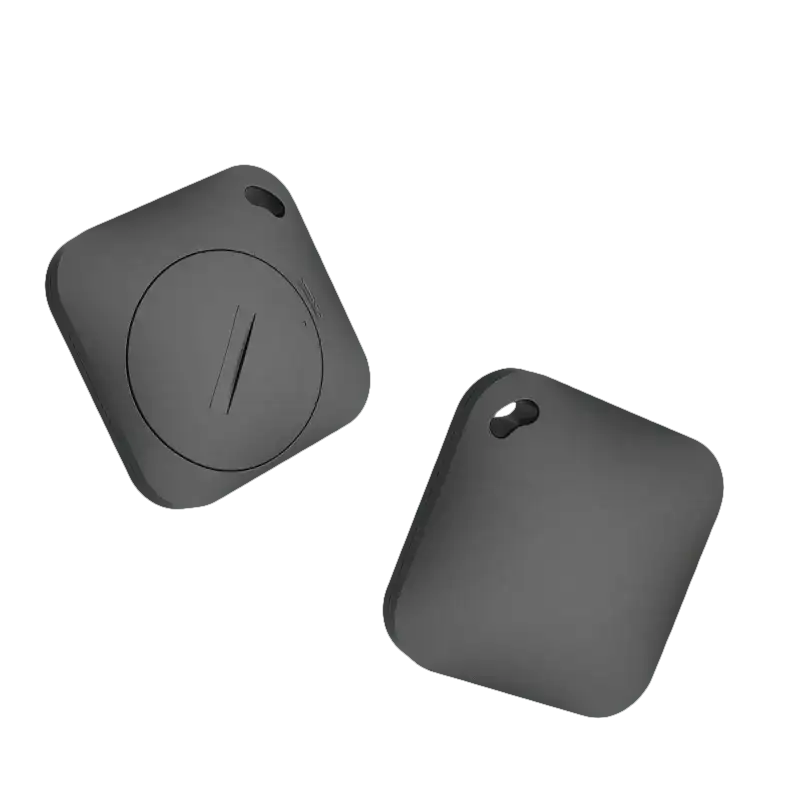 Gray square anti-loss trackers.
