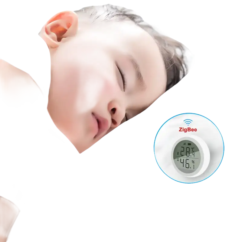 Baby room temperature and humidity sensor.