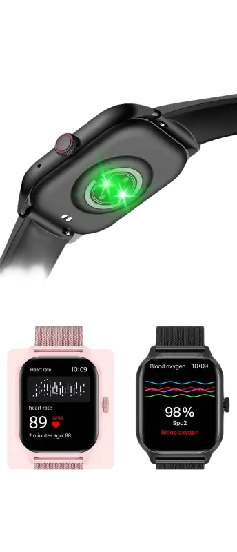 Smartwatch with health monitoring features.