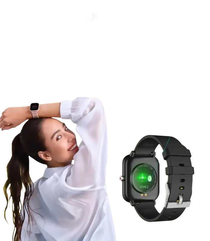 LIGE Q9 Pro Smartwatch with body temp sensor, trendy design, and body temp music features