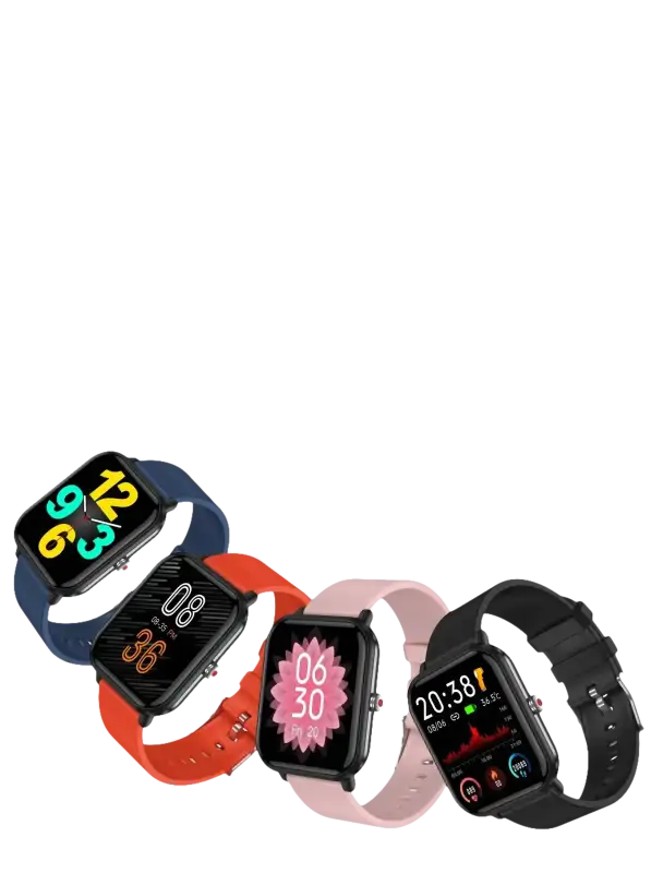 LIGE Q9 Pro smartwatch with colorful bands showing trendy body temp music features