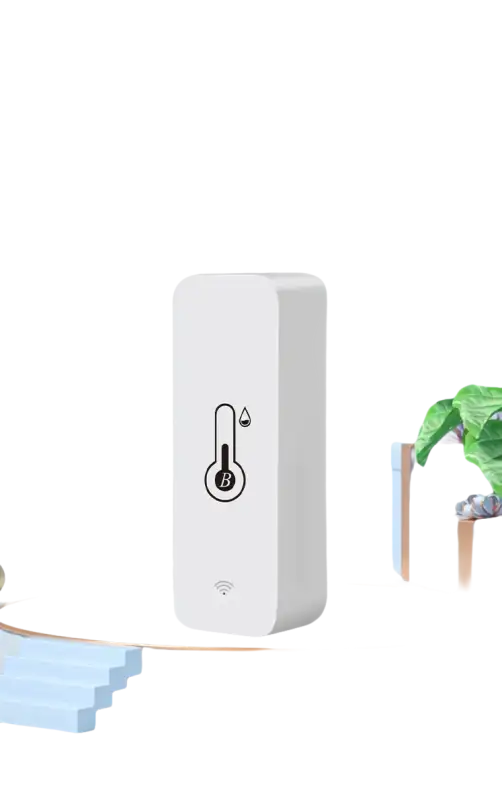 Bluetooth temperature and humidity sensor.