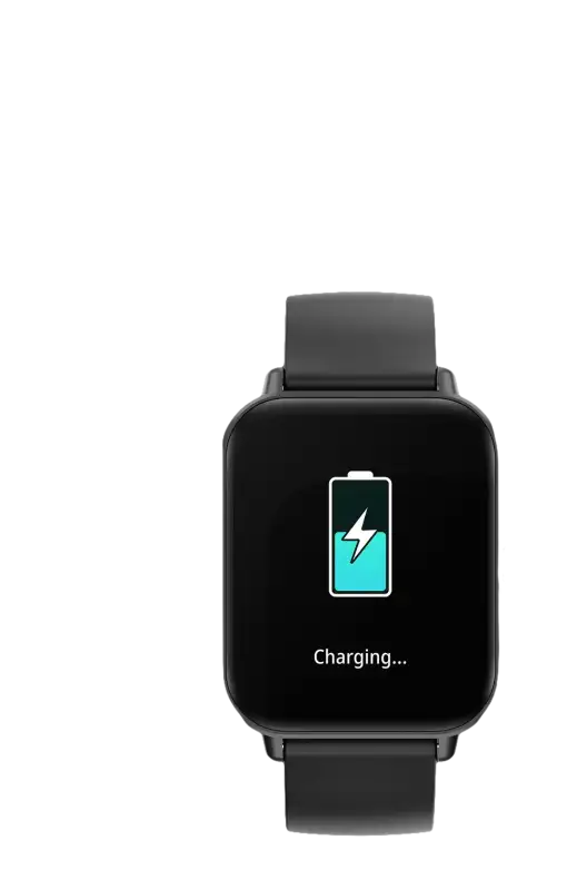 Smartwatch charging.