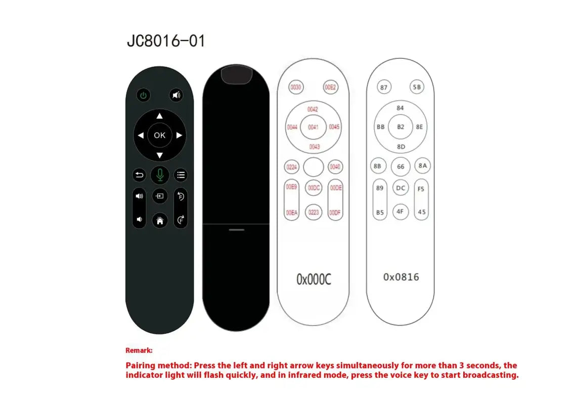 Bluetooth Voice Intelligent Infrared Remote Control - 016 Overseas Edition