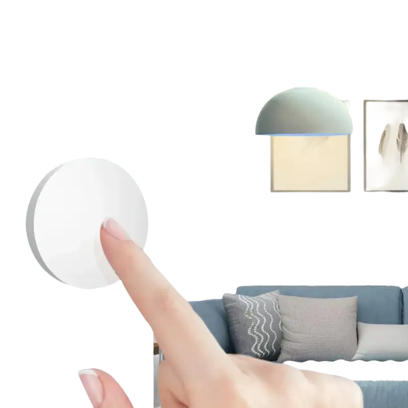 White ZigBee bulb switch.