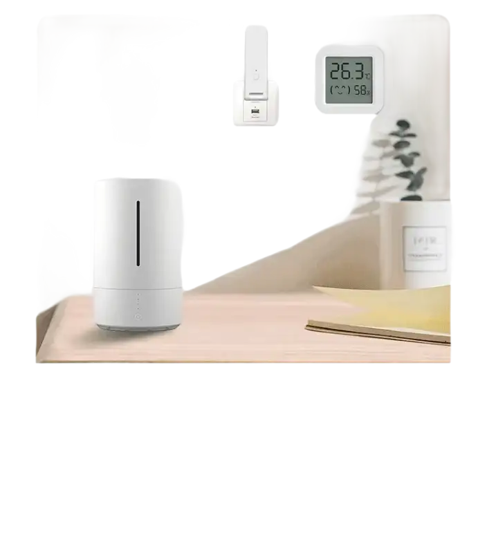 Automatic humidifier with tuya temperature humidity sensor mini lcd display for easy control