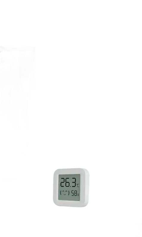 White digital thermometer for Your Sweet Tuya Temperature Humidity Sensor Mini LCD Display