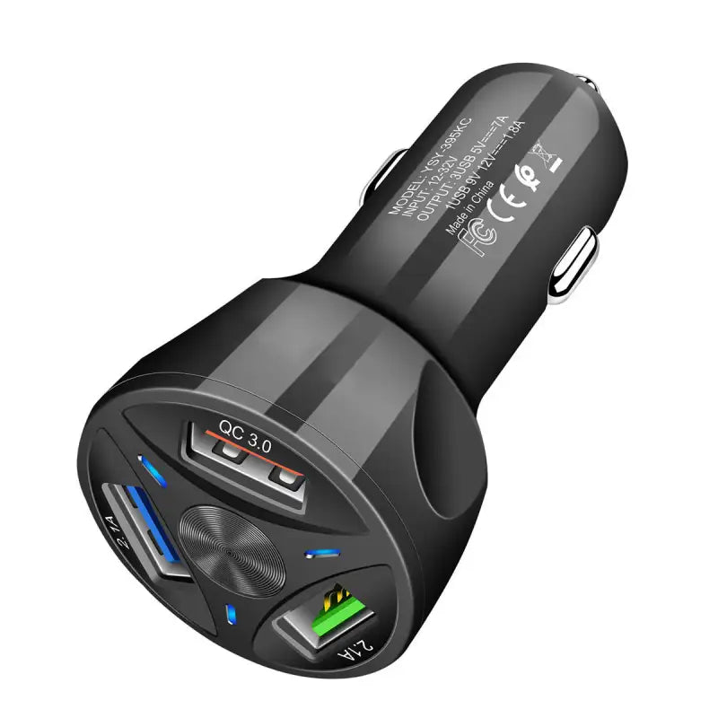 QuadBoost Car Charger - Black
