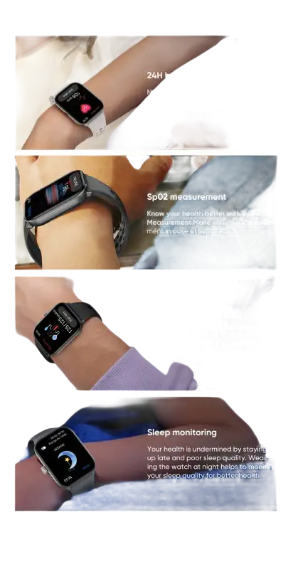 Smartwatch health monitoring features.