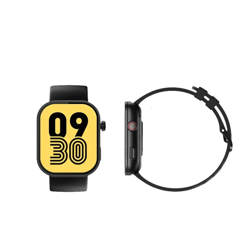 Smartwatch dimensions and band length.