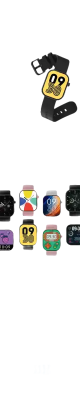 Smartwatch product advertisement.
