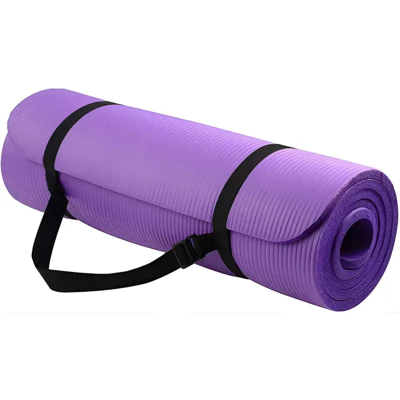 ZenWave Striped NBR Yoga Mat - Purple