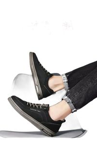 Black casual shoes.