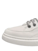 White leather shoe.