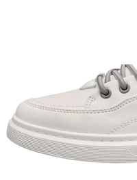 White leather shoe.