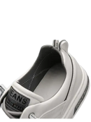White sneaker interior.