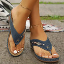 2025 Summer Womens Orthopedic Sandals Orthopedic Flip-Flops With Arch Support Thick Sole Slippers Non-Slip For Daily