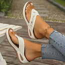 2025 Summer Womens Orthopedic Sandals Orthopedic Flip-Flops With Arch Support Thick Sole Slippers Non-Slip For Daily