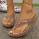 2025 Summer Womens Orthopedic Sandals Orthopedic Flip-Flops With Arch Support Thick Sole Slippers Non-Slip For Daily