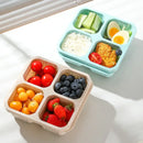 4-Compartment Snack Keeper with Clear Lids