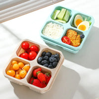 4-Compartment Snack Keeper with Clear Lids