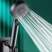 5 Mode Pressure Boost Shower Head Multifunction Adjustable Large Water Yield Shower Nozzle Massage Shower Bathroom