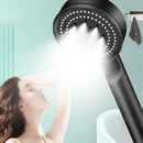 5 Mode Pressure Boost Shower Head Multifunction Adjustable Large Water Yield Shower Nozzle Massage Shower Bathroom