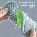 1pair 5D Sports Insoles invisible inner raised insole for male and female comfort with a soft sole and full cushion