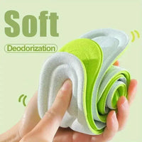 1pair 5D Sports Insoles invisible inner raised insole for male and female comfort with a soft sole and full cushion