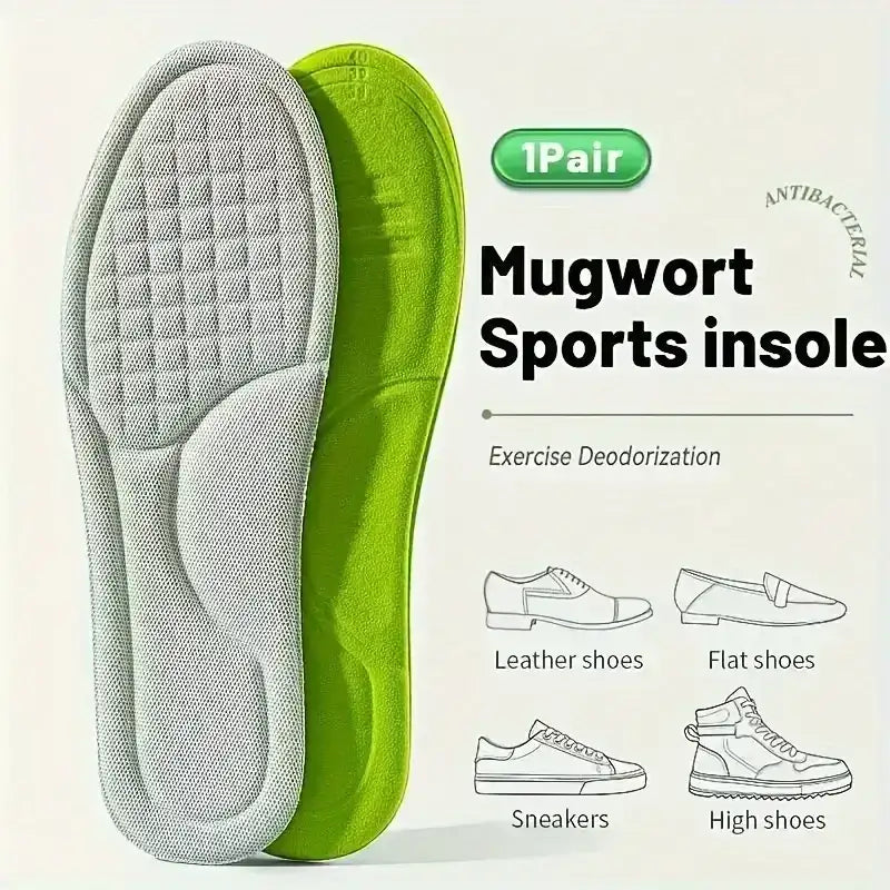 Comfy Mugwort Sports Insoles Invisible Hug for Your Feet