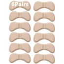 Beige shoe heel cushion pads.
