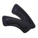 Black fabric heel grips.