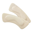 Beige fabric heel grips.