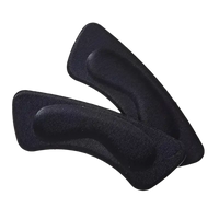 Black fabric heel grips.