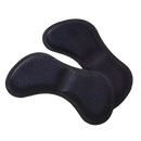 Black fabric shoe inserts.