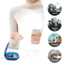 Portable pill organizer.