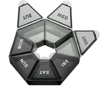 Seven-day pill organizer.