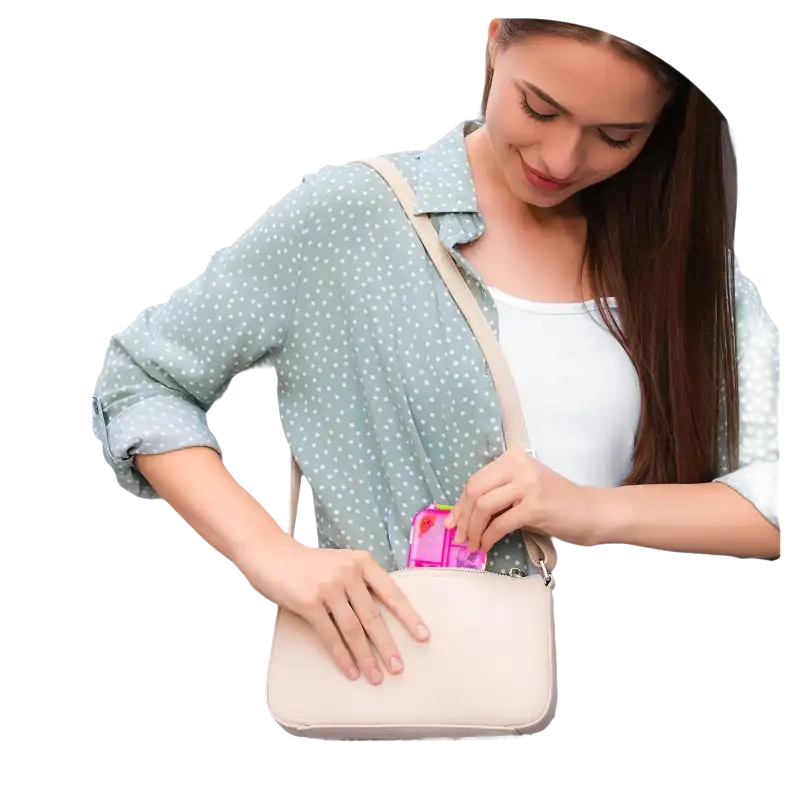 Travel pill organizer box.