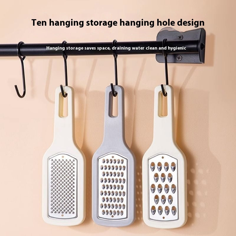 3-in-1 Portable Handheld Cheese & Vegetable Grater – Stainless Steel Kitchen Tool 🧀🥕